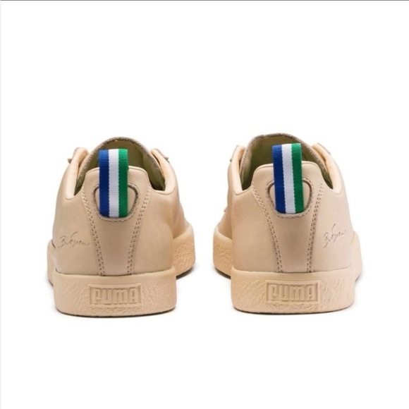 NWB Puma Clyde Beige Low-Top Sneakers - Picture 5 of 9